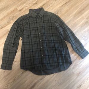 Dark Gray Tommy Bahama Button-Up Shirt